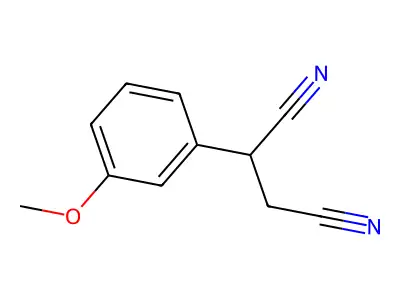 2-(3-Methoxy-phenyl)-succinonitrile structure