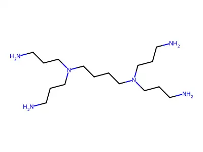 N,N,N',N'-Tetrakis(3-aminopropyl)-1,4-butanediamine structure