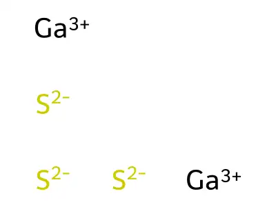 硫化镓 structure