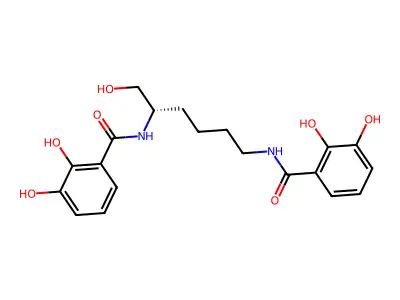 N,N'-Bis(2,3-dihydroxybenzoyl)lysinol structure