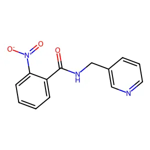 2-nitro-N-(pyridin-3-ylmethyl)benzamide structure
