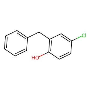 2-苄基-4-氯苯酚 structure