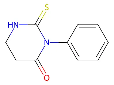 4(1H)-Pyrimidinone, tetrahydro-3-phenyl-2-thioxo- structure