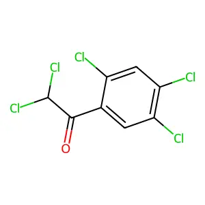 2,2,2',4',5'-Pentachloroacetophenone structure