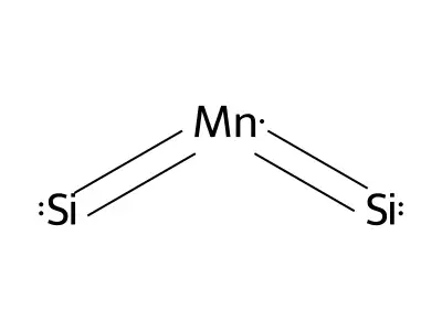 Disilylidenemanganese structure