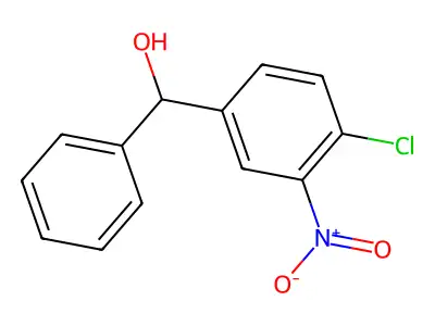 (4-Chloro-3-nitrophenyl)(phenyl)methanol structure
