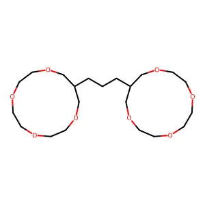 3,3'-Trimethylenbis(1,5,8,11-tetraoxacyclotridecane) structure