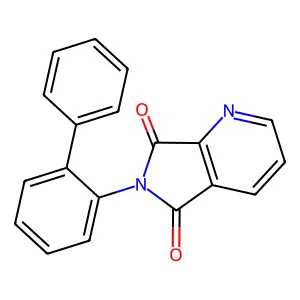 6-(2-Phenylphenyl)pyrrolo[3,4-b]pyridine-5,7-dione structure
