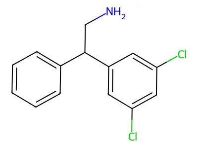 2-(3,5-Dichlorophenyl)-2-phenylethan-1-amine structure