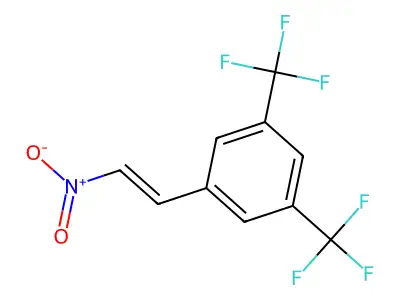 1-(2-Nitroethenyl)-3,5-bis(trifluoromethyl)benzene structure
