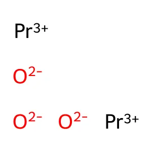 三氧化二鐠 structure
