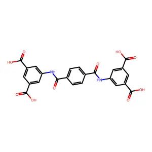 5,5'-(Terephthaloylbis(azanediyl))diisophthalic acid structure