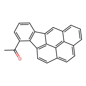 Ethanone, 1-indeno(1,2,3-cd)pyren-12-yl- structure