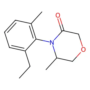 Metolachlor morpholinone structure