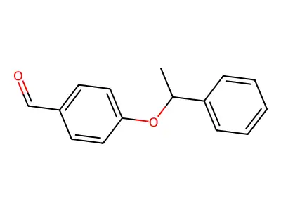 4-(1-Phenylethoxy)benzaldehyde structure