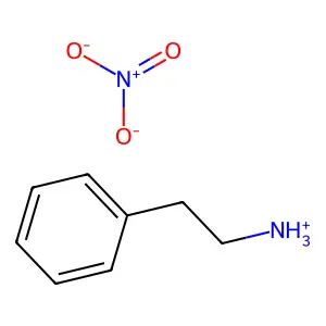 2-Phenylethylammonium nitrate structure