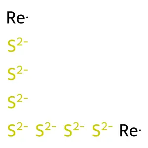 七硫化二铼 structure