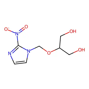 2-((2-Nitro-1H-imidazol-1-yl)methoxy)-1,3-propanediol structure