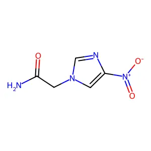 2-(4-nitro-1H-imidazol-1-yl)acetamide structure