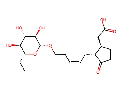 Tuberonic acid glucoside structure