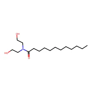 月桂酸二乙醇酰胺 structure