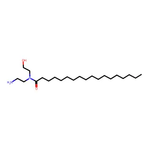 Octadecanamide, N-(2-aminoethyl)-N-(2-hydroxyethyl)- structure