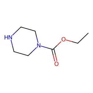 1-Piperazinecarboxylic acid, ethyl ester structure