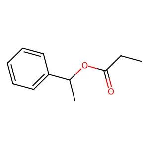 1-Phenylethyl propionate structure