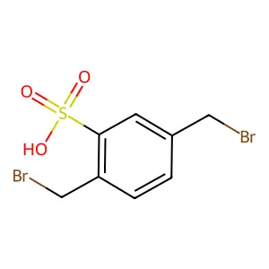 α,α-二溴-4-二甲苯磺酸 structure