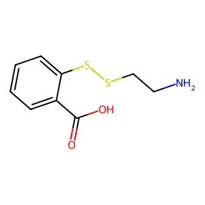 2-(2-氨乙基二硫代)苯甲酸内盐 structure