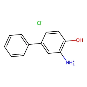 3-氨基-4-羟基联苯盐酸盐 structure