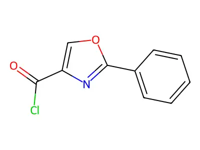2-Phenyl-1,3-oxazole-4-carbonyl chloride structure