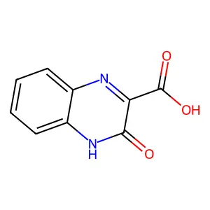 3,4-二氢-3-氧代-2-喹喔啉甲酸 structure