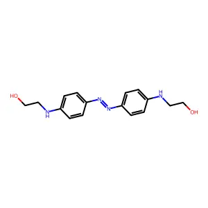2-[4-[[4-(2-Hydroxyethylamino)phenyl]diazenyl]anilino]ethanol structure
