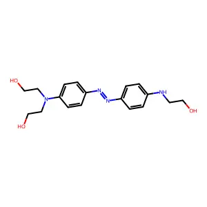 2-[4-[[4-[Bis(2-hydroxyethyl)amino]phenyl]diazenyl]anilino]ethanol structure