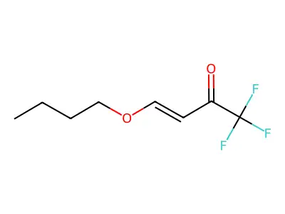 (3E)-4-butoxy-1,1,1-trifluorobut-3-en-2-one structure