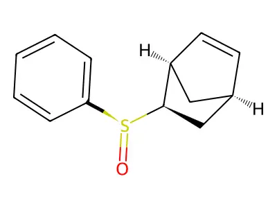(1R,4R,5R)-5-(Benzenesulfinyl)bicyclo[2.2.1]hept-2-ene structure