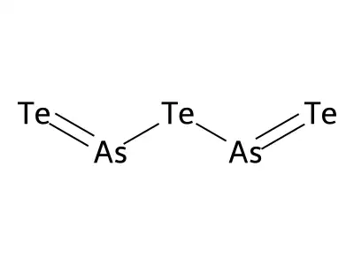 三碲化二砷 structure