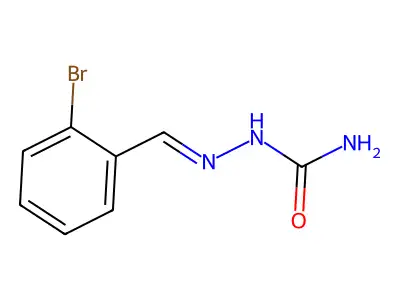 [(2-Bromophenyl)methylideneamino]urea structure