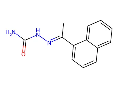 [1-(1-Naphthyl)ethylideneamino]urea structure