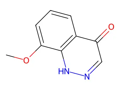 8-Methoxy-4-cinnolinol structure