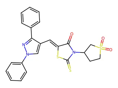 rhodanine derivative, 44 structure