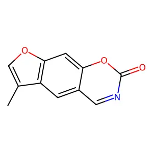 4'-Methylazapsoralen structure