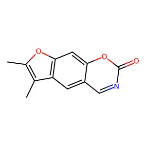 4',5'-Dimethylazapsoralen structure