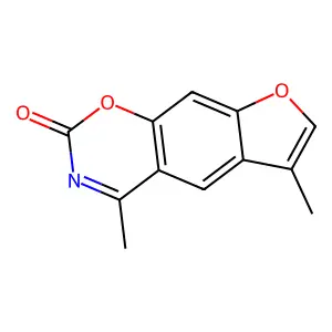4,4'-Dimethylazapsoralen structure