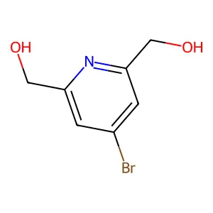 4-Bromopyridine-2,6-dimethanol structure