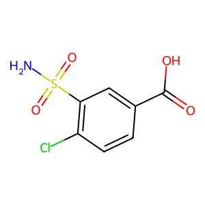 4-氯-3-氨磺酰苯甲酸 structure