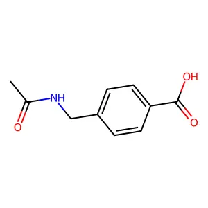 4-(Acetamidomethyl)benzoic acid structure