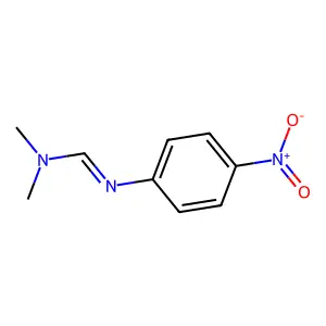 N,N-二甲基-N'-(4-硝基苯基)甲脒 structure