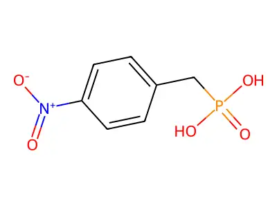 (4-Nitro-benzyl)-phosphonic acid structure